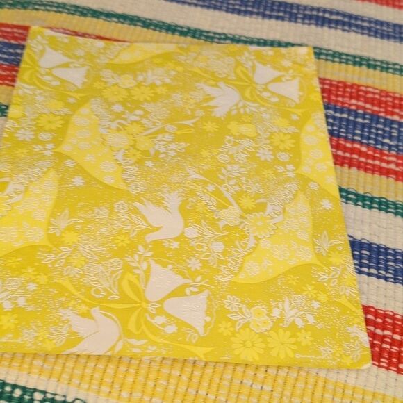 MCM Vintage 60s 70s wedding bridal shower wrapping paper‎ lot  bride floral - Picture 13 of 14